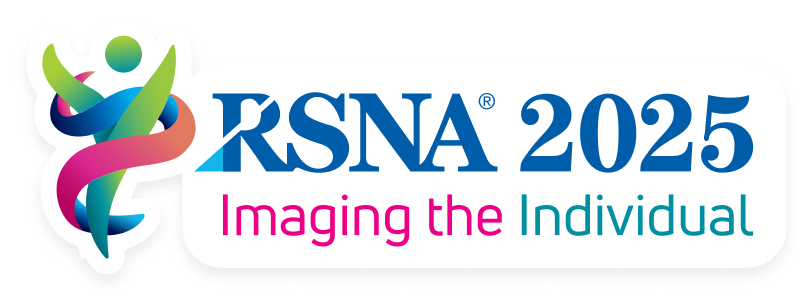 Logo for RSNA 2025 shown in sticker-like design