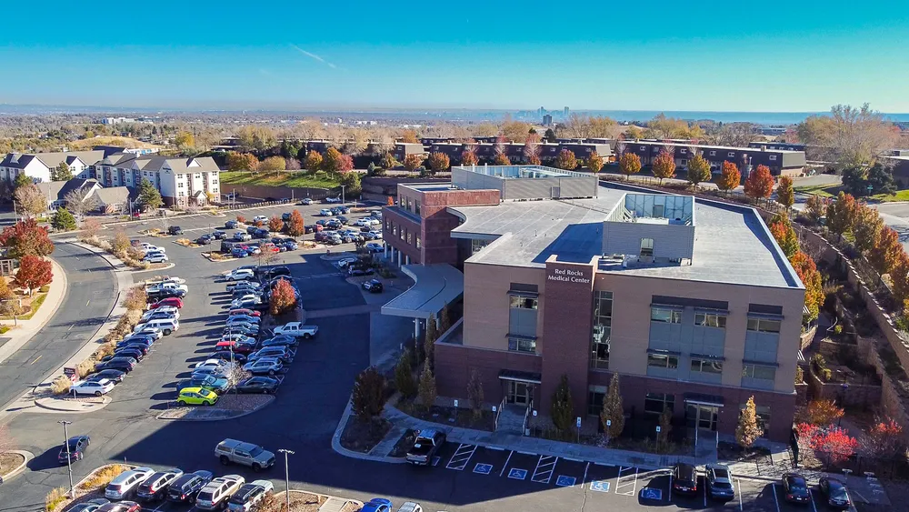 Aerial view of an Invision Sally Jobe imaging center