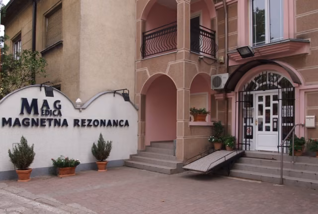 Exterior of Mag-Medica in Novi Sad