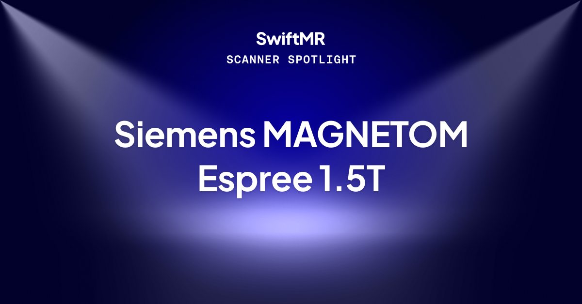Spotlight on Siemens MAGNETOM Espress 1.5T for SwiftMR MRI Image Enhancement
