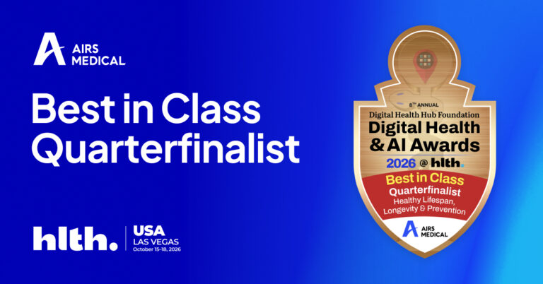 AIRS Medical Named Best in Class Quarterfinalist for Digital Health & AI Awards at HLTH 2026