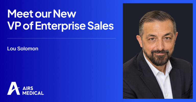 Announcing AIRS Medical's New VP of Enterprise Sales Lou Solomon